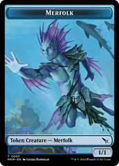 Thopter (0020) // Merfolk Double-Sided Token [Murders at Karlov Manor Tokens] | RetroPlay Games