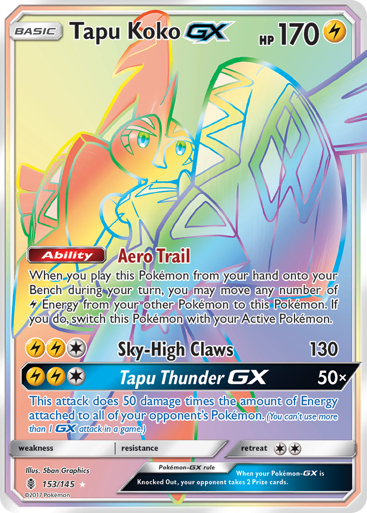 Tapu Koko GX (153/145) [Sun & Moon: Guardians Rising] | RetroPlay Games