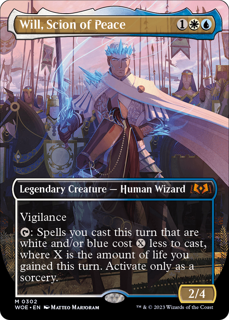 Will, Scion of Peace (Borderless Alternate Art) [Wilds of Eldraine] | RetroPlay Games