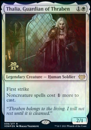 Thalia, Guardian of Thraben [Innistrad: Crimson Vow Prerelease Promos] | RetroPlay Games