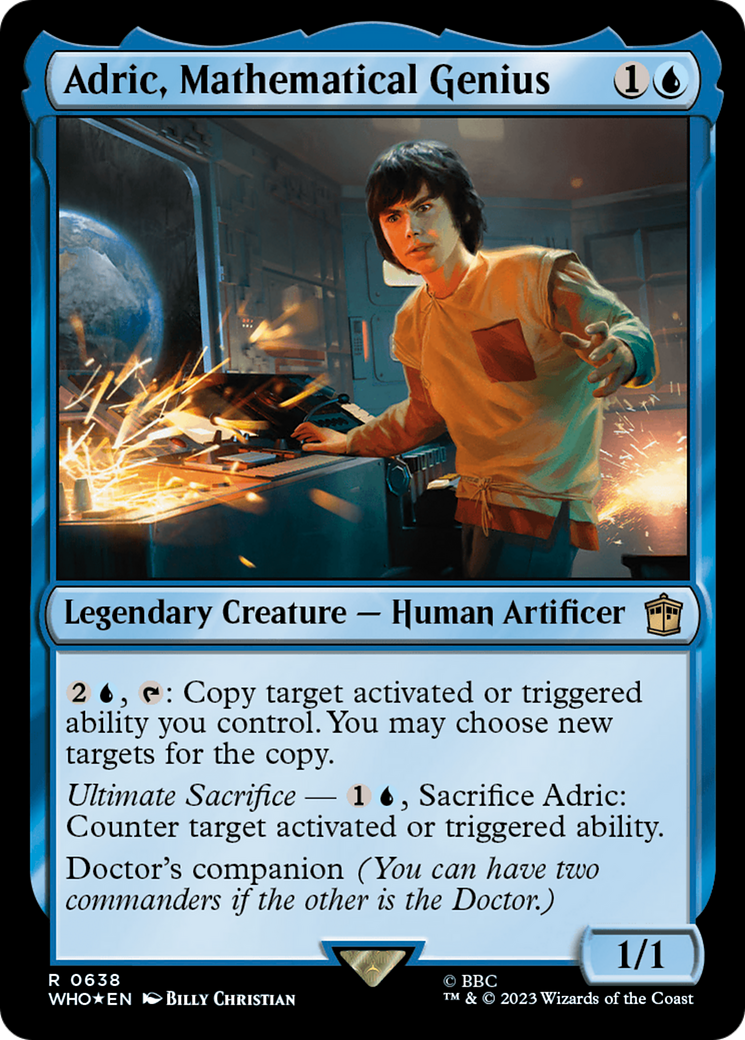 Adric, Mathematical Genius (Surge Foil) [Doctor Who] | RetroPlay Games