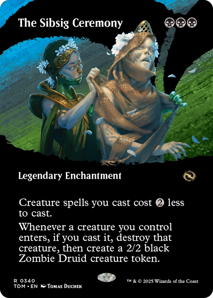 The Sibsig Ceremony (Borderless) [Tarkir: Dragonstorm] | RetroPlay Games
