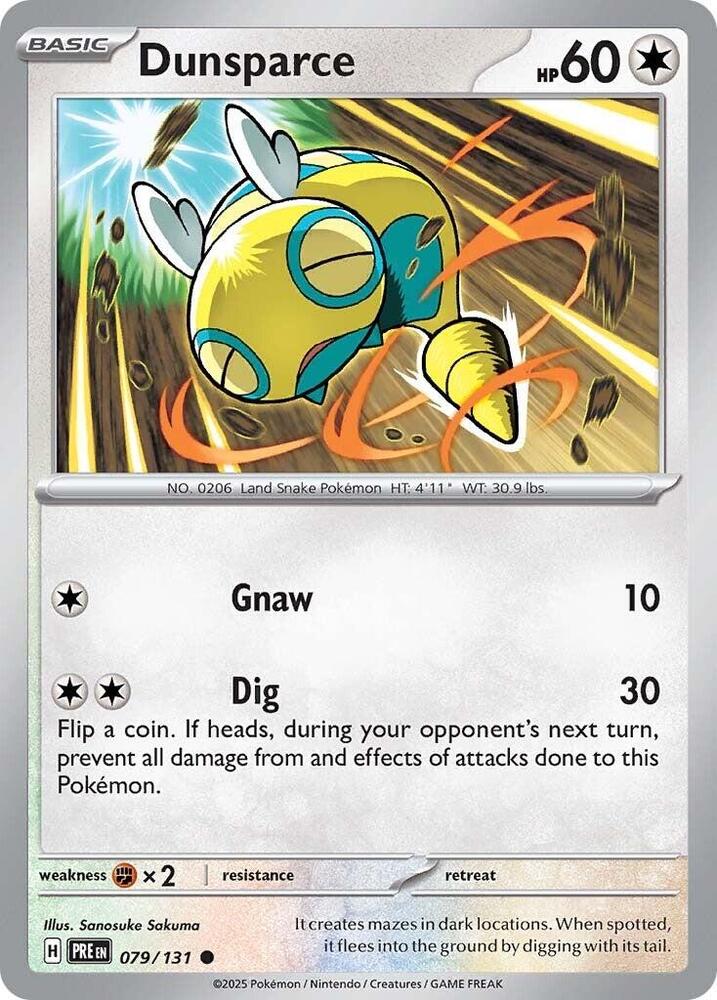 Dunsparce (079/131) [Scarlet & Violet: Prismatic Evolutions] | RetroPlay Games