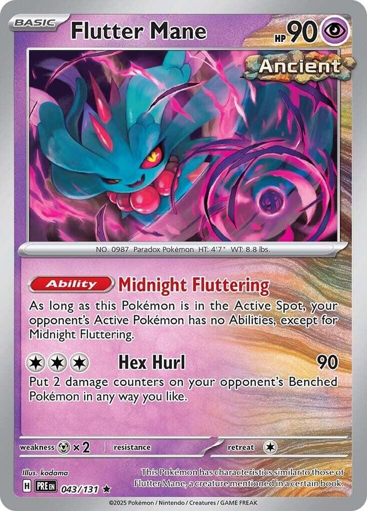 Flutter Mane (043/131) [Scarlet & Violet: Prismatic Evolutions] | RetroPlay Games