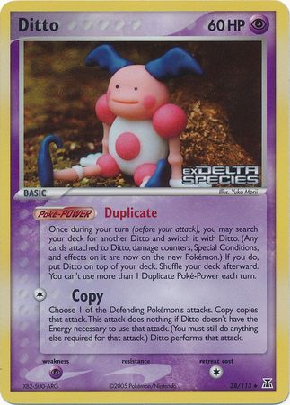 Ditto (38/113) (Stamped) [EX: Delta Species] | RetroPlay Games