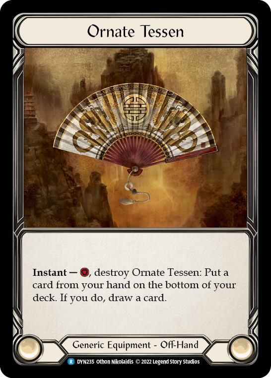 Ornate Tessen [DYN235] (Dynasty)  Rainbow Foil | RetroPlay Games
