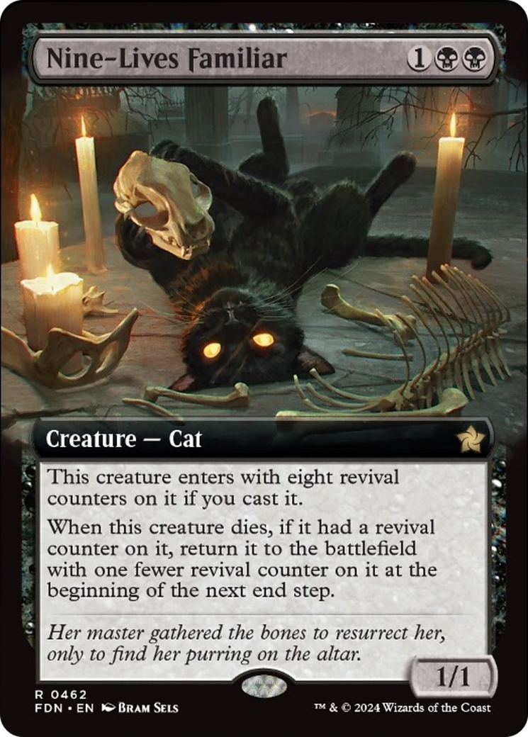 Nine-Lives Familiar (Extended Art) [Foundations] | RetroPlay Games