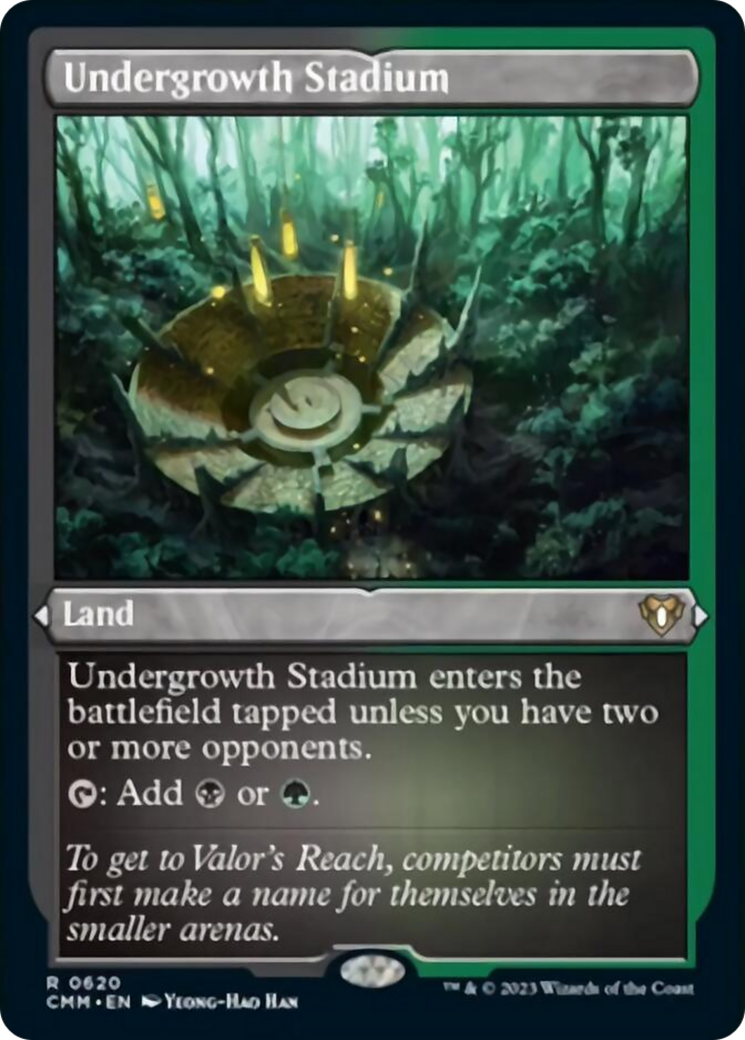 Undergrowth Stadium (Foil Etched) [Commander Masters] | RetroPlay Games