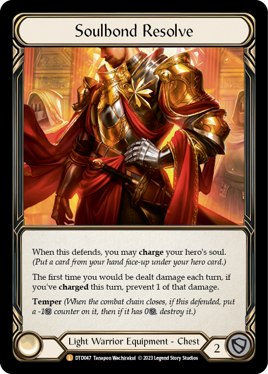 Soulbond Resolve [DTD047] (Dusk Till Dawn)  Rainbow Foil | RetroPlay Games