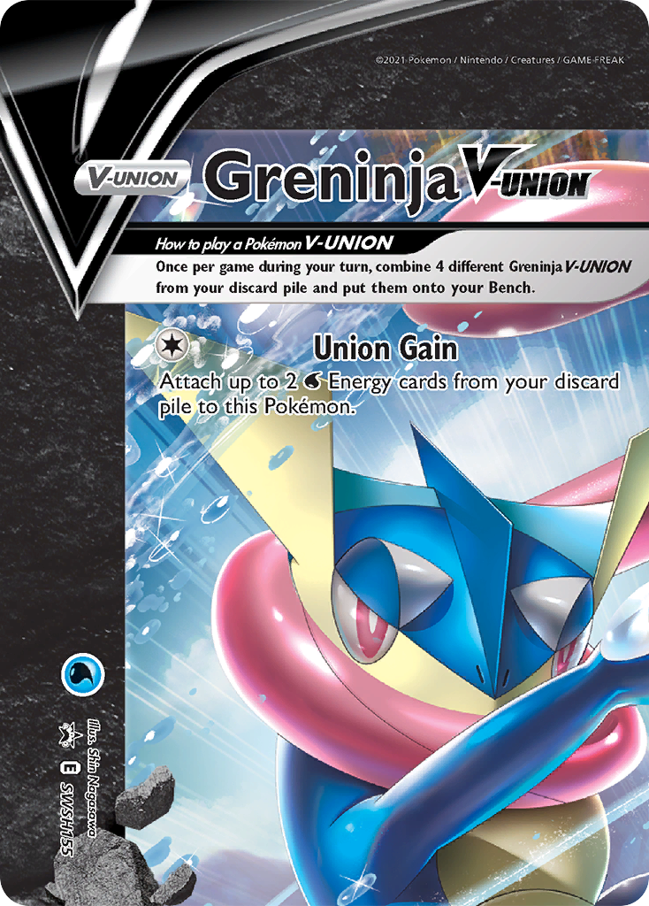 Greninja V-Union (SWSH155) [Sword & Shield: Black Star Promos] | RetroPlay Games