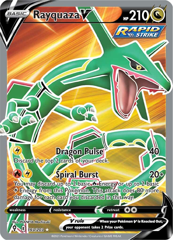 Rayquaza V (193/203) [Sword & Shield: Evolving Skies] | RetroPlay Games