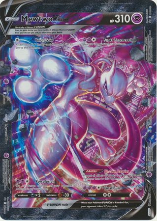 Mewtwo V-Union (Jumbo Card) [Sword & Shield: Black Star Promos] | RetroPlay Games