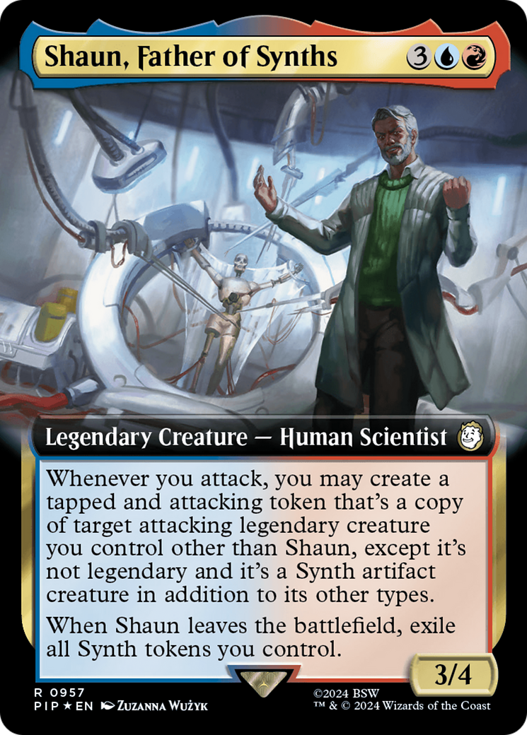 Shaun, Father of Synths (Extended Art) (Surge Foil) [Fallout] | RetroPlay Games