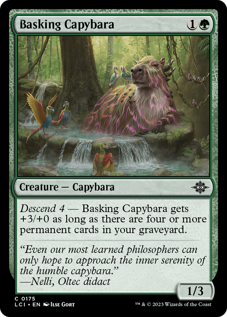 Basking Capybara [The Lost Caverns of Ixalan] | RetroPlay Games