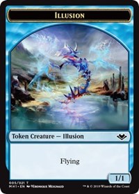 Illusion (005) // Myr (019) Double-Sided Token [Modern Horizons Tokens] | RetroPlay Games