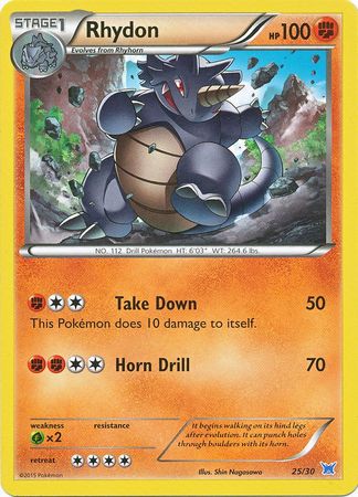 Rhydon (25/30) [XY: Trainer Kit 2 - Latios] | RetroPlay Games