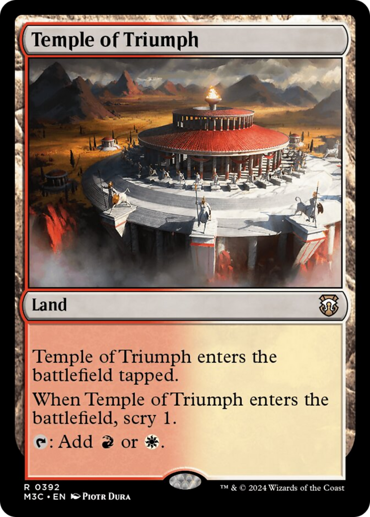 Temple of Triumph [Modern Horizons 3 Commander] | RetroPlay Games