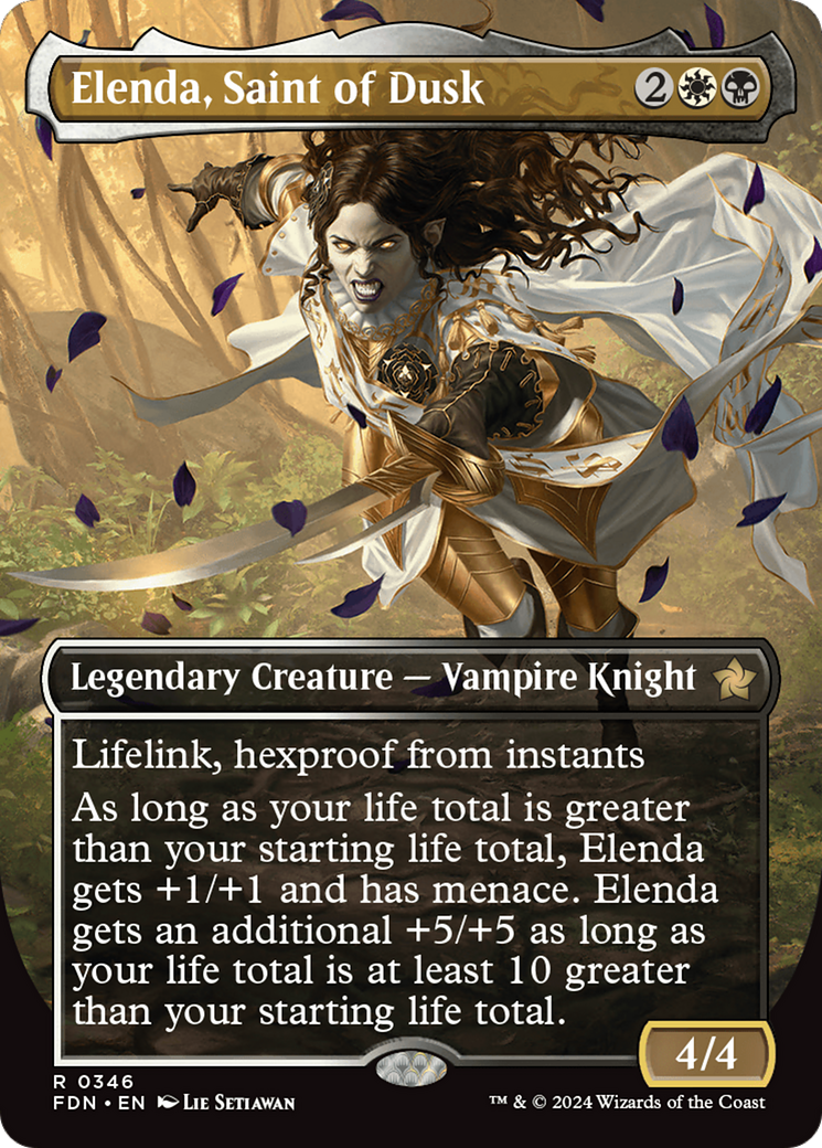 Elenda, Saint of Dusk (Borderless) [Foundations] | RetroPlay Games