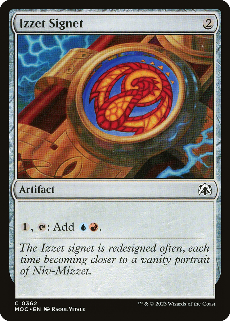 Izzet Signet [March of the Machine Commander] | RetroPlay Games