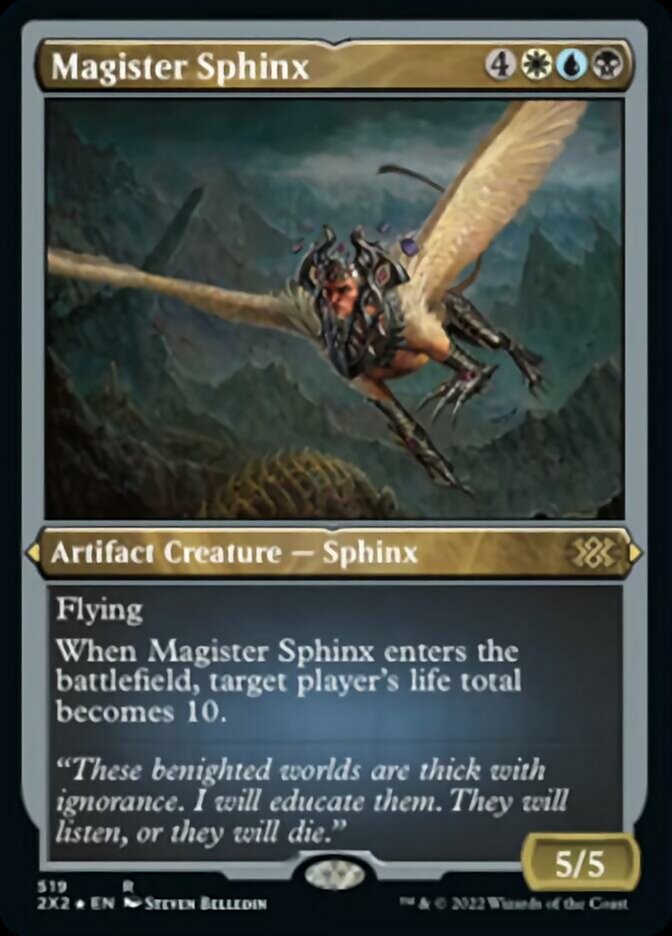 Magister Sphinx (Foil Etched) [Double Masters 2022] | RetroPlay Games