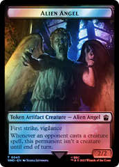 Alien Angel // Food (0057) Double-Sided Token (Surge Foil) [Doctor Who Tokens] | RetroPlay Games