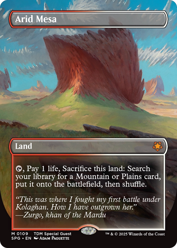 Arid Mesa (Borderless) [Tarkir: Dragonstorm Special Guests] | RetroPlay Games