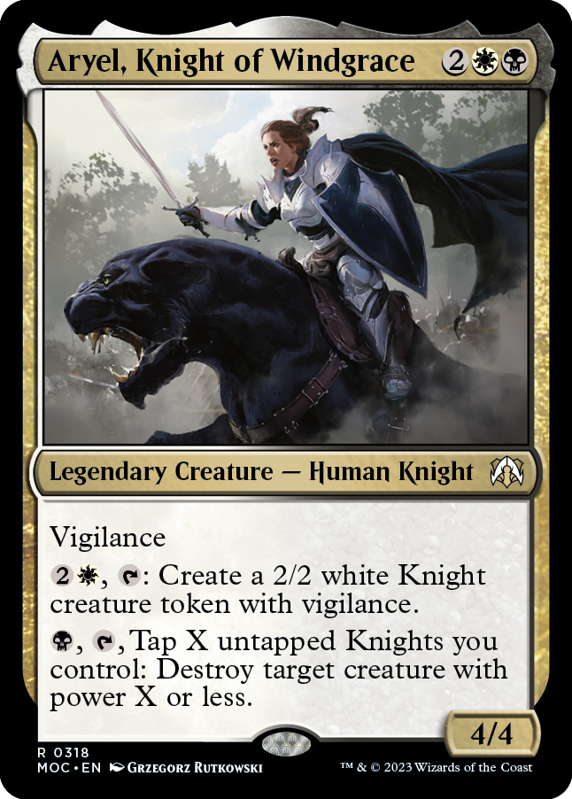 Aryel, Knight of Windgrace [March of the Machine Commander] | RetroPlay Games