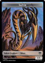 Copy (54) // Sliver Double-Sided Token [Commander Masters Tokens] | RetroPlay Games