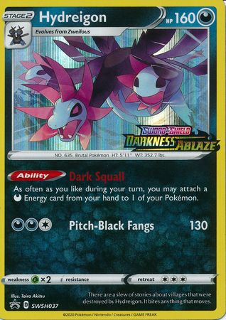 Hydreigon (SWSH037) (Prerelease Promo) [Sword & Shield: Black Star Promos] | RetroPlay Games