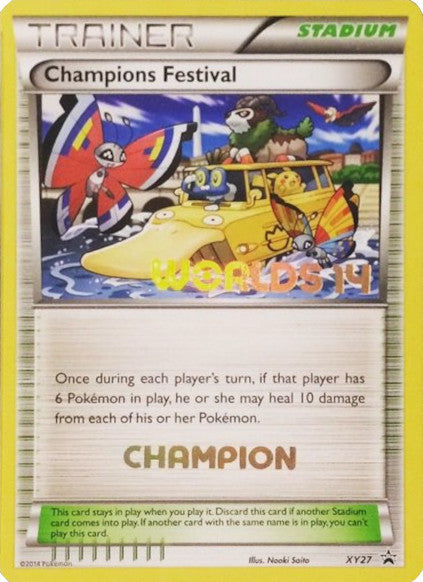 Champions Festival (XY27) (2014 Champion) [XY: Black Star Promos] | RetroPlay Games