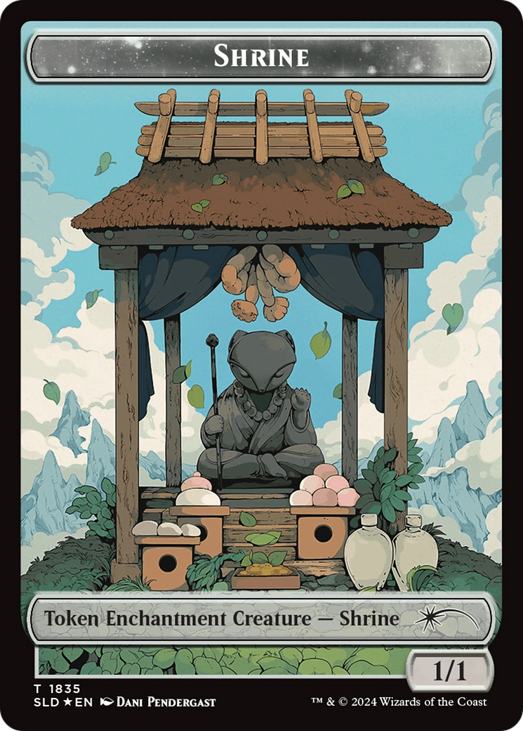 Shrine Token (Rainbow Foil) [Secret Lair: From Cute to Brute Tokens] | RetroPlay Games