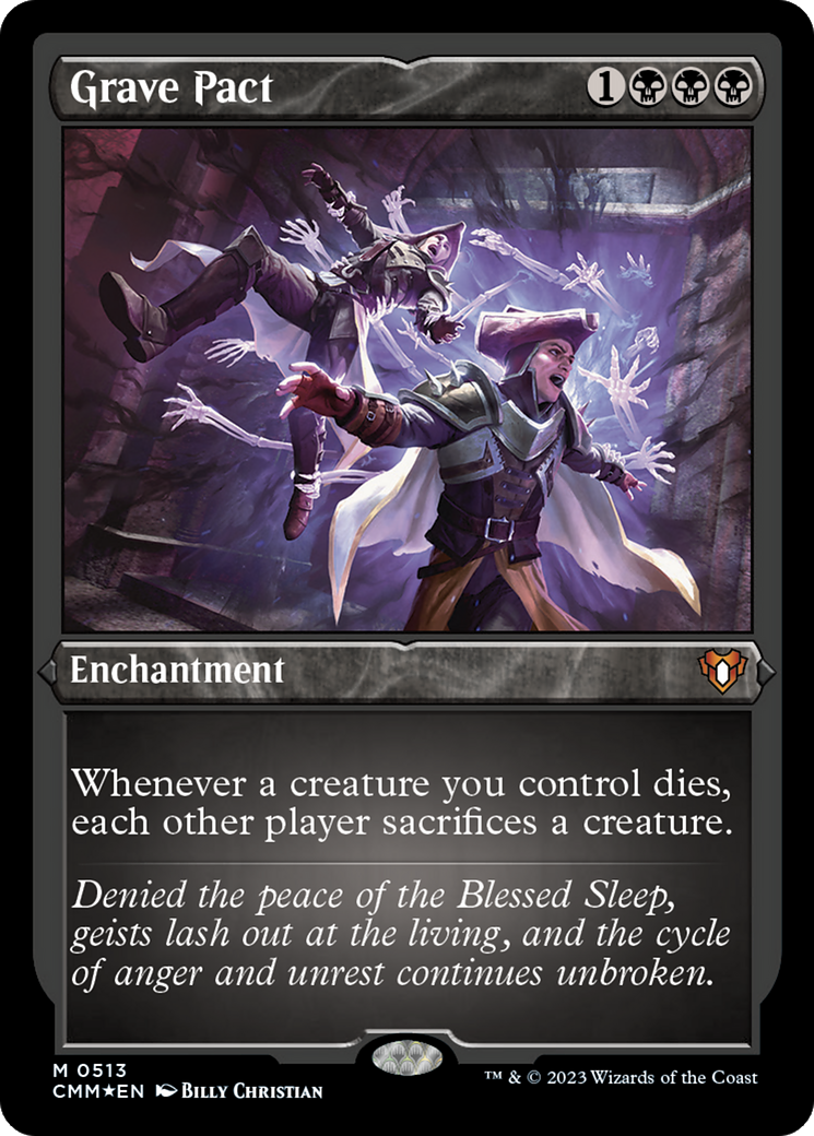 Grave Pact (Foil Etched) [Commander Masters] | RetroPlay Games