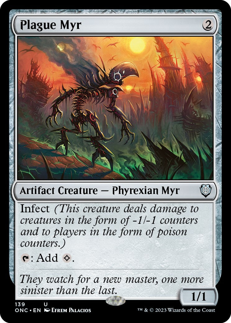 Plague Myr [Phyrexia: All Will Be One Commander] | RetroPlay Games