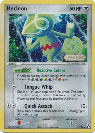 Kecleon (37/92) (Stamped) [EX: Legend Maker] | RetroPlay Games