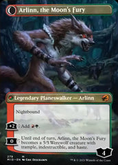 Arlinn, the Pack's Hope // Arlinn, the Moon's Fury (Borderless) [Innistrad: Midnight Hunt] | RetroPlay Games