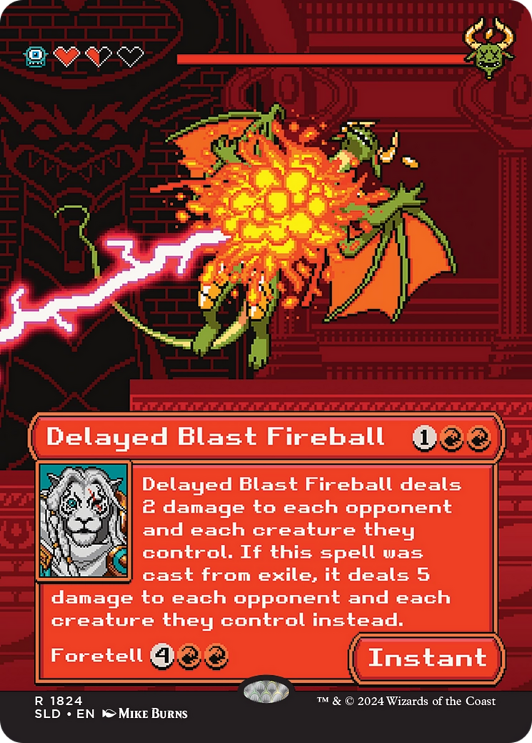 Delayed Blast Fireball (Rainbow Foil) [Secret Lair Drop Series] | RetroPlay Games