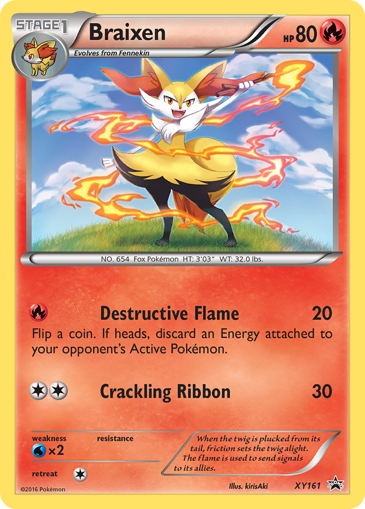 Braixen (XY161) [XY: Black Star Promos] | RetroPlay Games