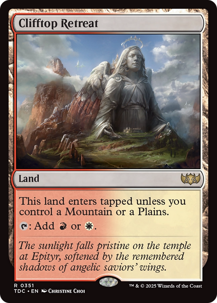Clifftop Retreat [Tarkir: Dragonstorm Commander] | RetroPlay Games
