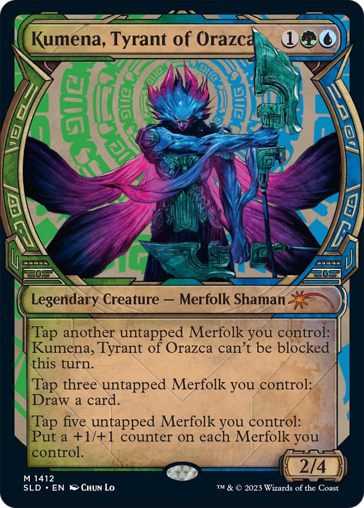 Kumena, Tyrant of Orazca (Rainbow Foil) [Secret Lair Drop Series] | RetroPlay Games