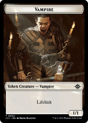 Vampire // Skeleton Pirate Double-Sided Token [The Lost Caverns of Ixalan Tokens] | RetroPlay Games