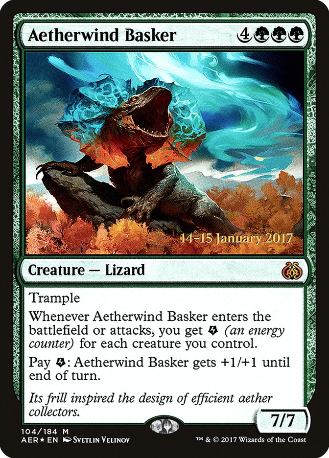 Aetherwind Basker [Aether Revolt Prerelease Promos] | RetroPlay Games