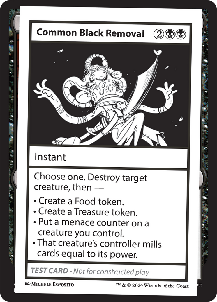 Common Black Removal [Mystery Booster 2 Playtest Cards] | RetroPlay Games