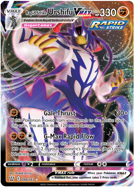 Rapid Strike Urshifu VMAX (088/163) (Jumbo Card) [Sword & Shield: Battle Styles] | RetroPlay Games