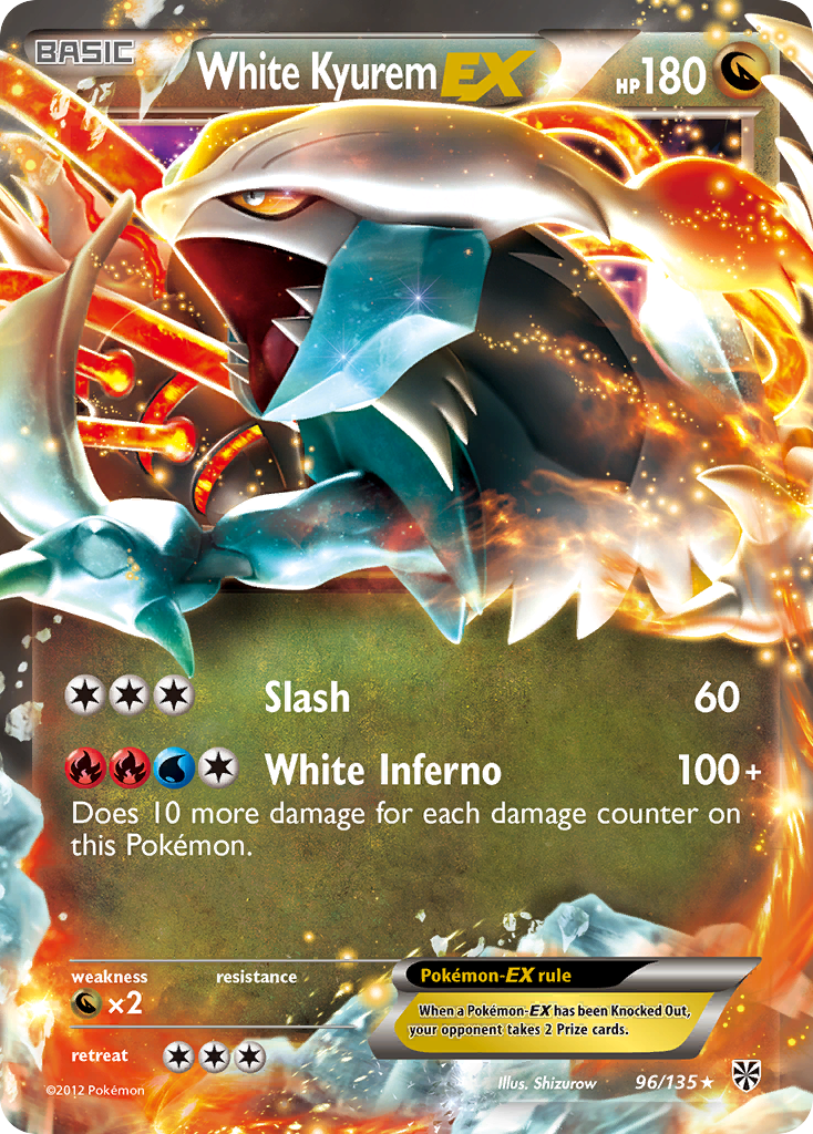 White Kyurem EX (96/135) [Black & White: Plasma Storm] | RetroPlay Games
