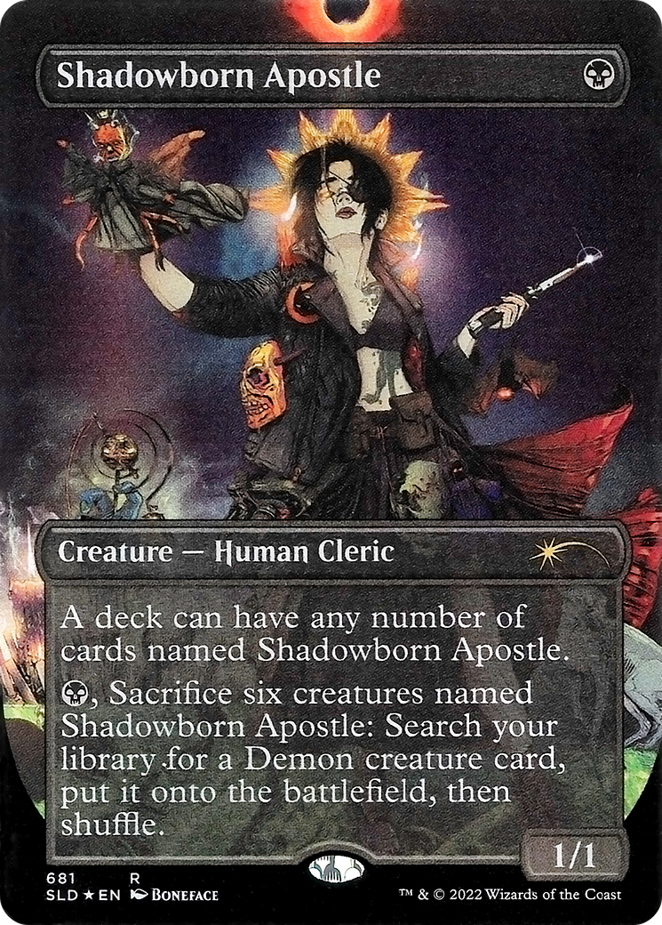 Shadowborn Apostle (681) (Borderless) [Secret Lair Drop Promos] | RetroPlay Games