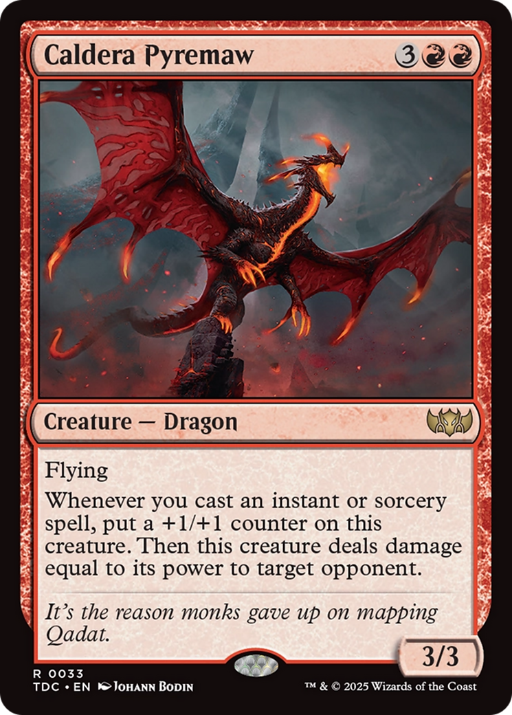 Caldera Pyremaw [Tarkir: Dragonstorm Commander] | RetroPlay Games