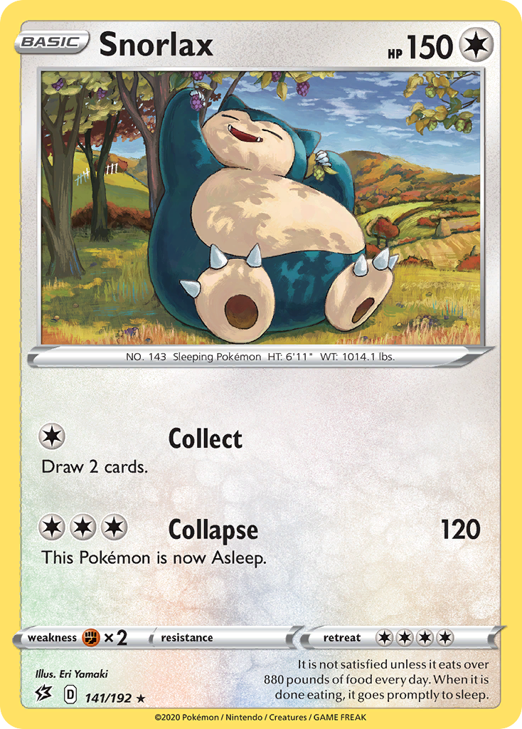 Snorlax (141/192) [Sword & Shield: Rebel Clash] | RetroPlay Games