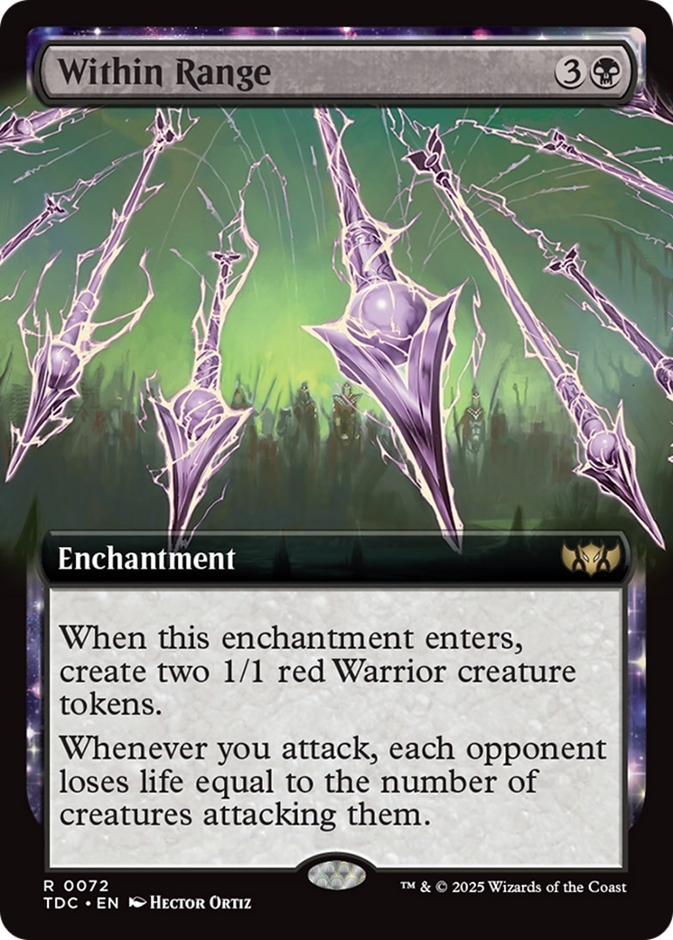 Within Range (Extended Art) [Tarkir: Dragonstorm Commander] | RetroPlay Games