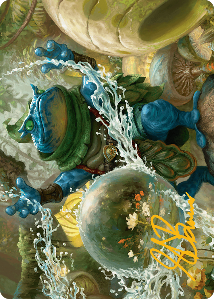 Pond Prophet Art Card (Gold-Stamped Signature) [Bloomburrow Art Series] | RetroPlay Games