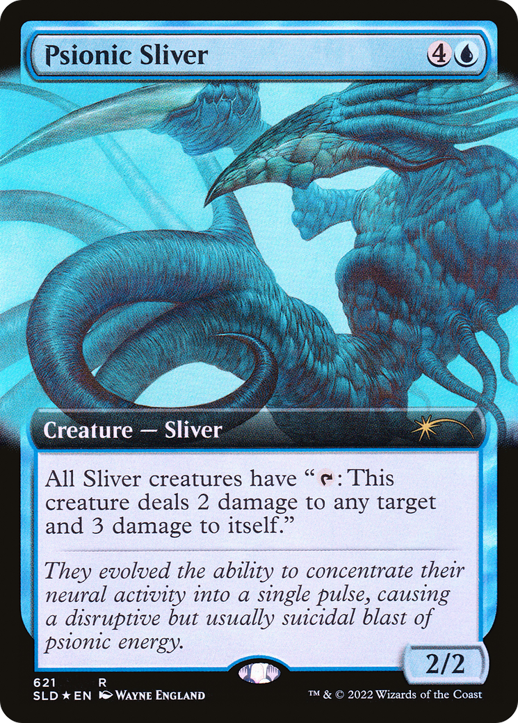 Psionic Sliver (Extended Art) [Secret Lair Drop Promos] | RetroPlay Games